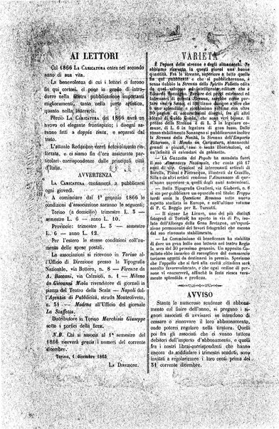 La caricatura : pubblicazione settimanale di profili biografici contemporanei illustrati da Camillo Teja , Virginio, Mario, Crac ed altri artisti