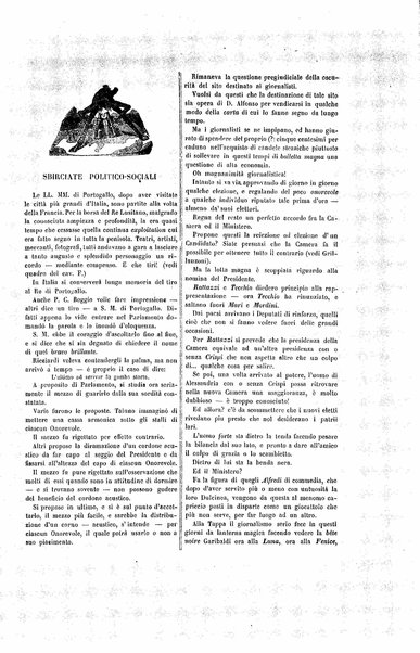 La caricatura : pubblicazione settimanale di profili biografici contemporanei illustrati da Camillo Teja , Virginio, Mario, Crac ed altri artisti