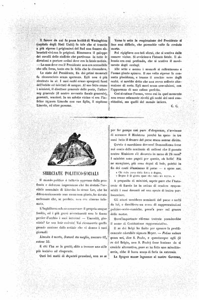 La caricatura : pubblicazione settimanale di profili biografici contemporanei illustrati da Camillo Teja , Virginio, Mario, Crac ed altri artisti