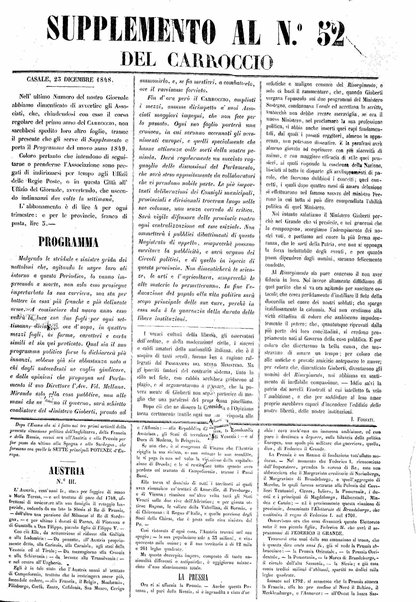 Il carroccio : giornale delle provincie