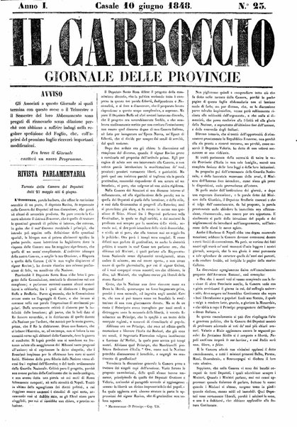 Il carroccio : giornale delle provincie