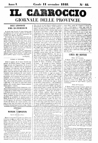 Il carroccio : giornale delle provincie