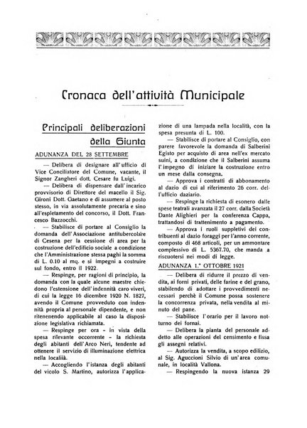 Cesena rivista mensile del Comune