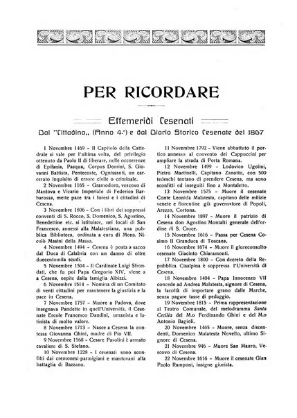 Cesena rivista mensile del Comune