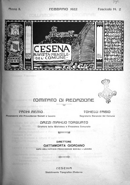 Cesena rivista mensile del Comune