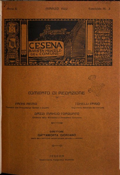 Cesena rivista mensile del Comune