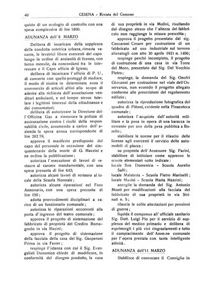 Cesena rivista mensile del Comune