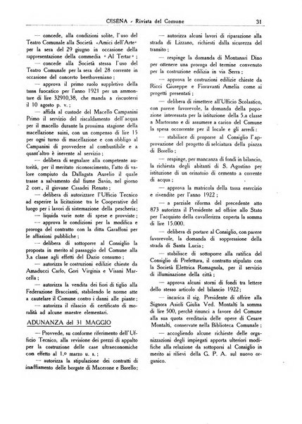 Cesena rivista mensile del Comune