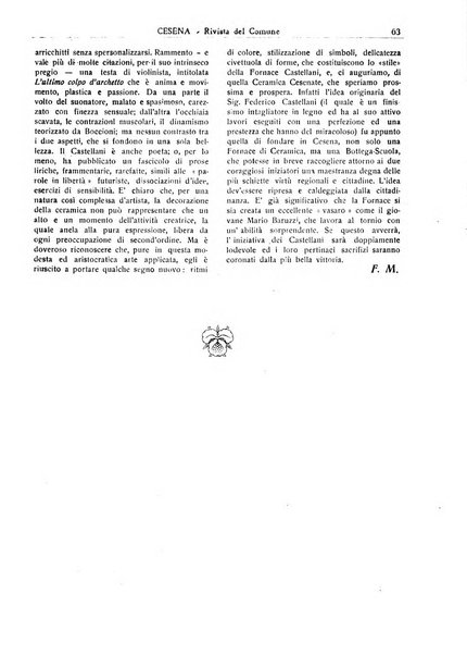 Cesena rivista mensile del Comune