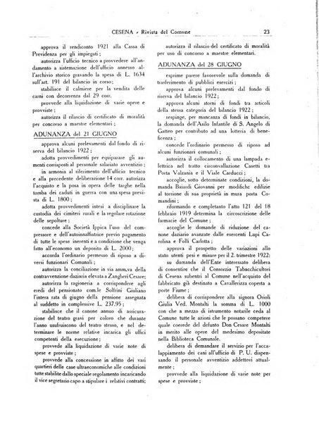 Cesena rivista mensile del Comune