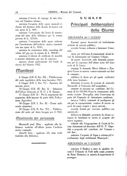 Cesena rivista mensile del Comune