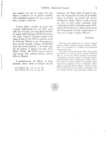 Cesena rivista mensile del Comune