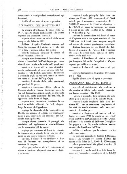 Cesena rivista mensile del Comune