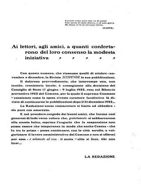 Cesena rivista mensile del Comune