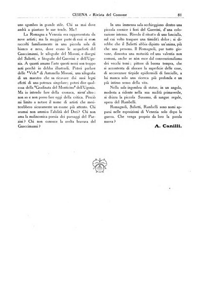 Cesena rivista mensile del Comune