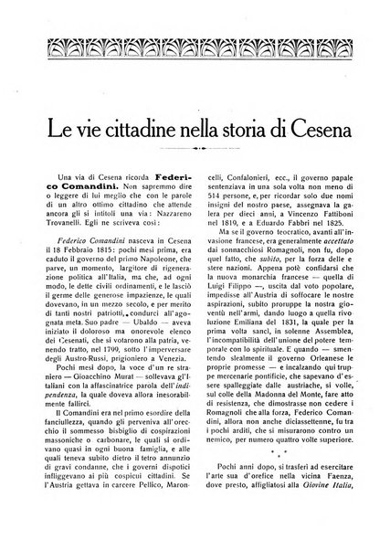 Cesena rivista mensile del Comune