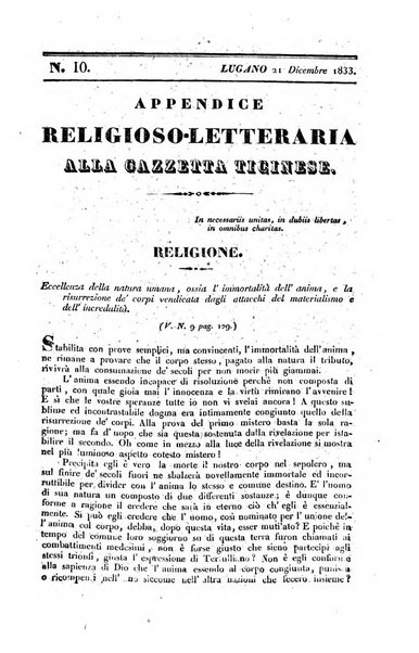 Il cattolico giornale religioso-letterario