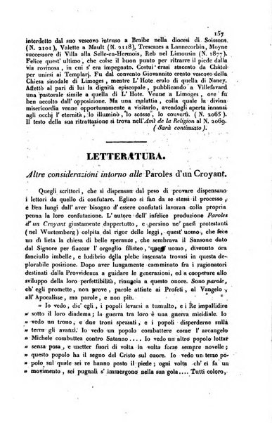 Il cattolico giornale religioso-letterario