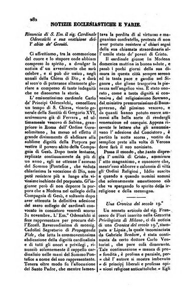 Il cattolico giornale religioso-letterario