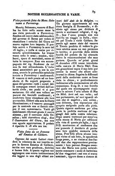 Il cattolico giornale religioso-letterario