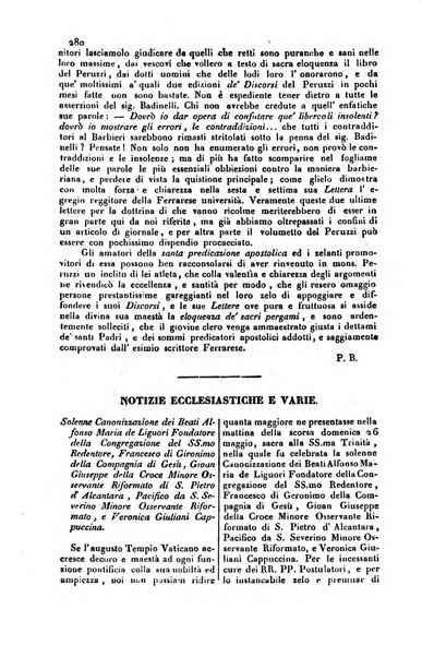 Il cattolico giornale religioso-letterario