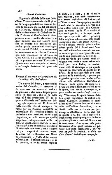 Il cattolico giornale religioso-letterario