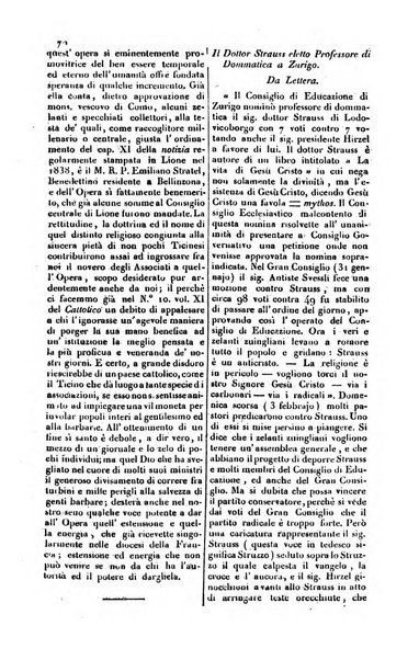 Il cattolico giornale religioso-letterario