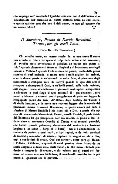 Il cattolico giornale religioso-letterario