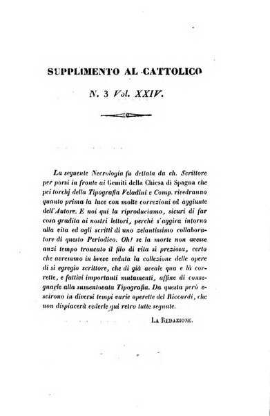 Il cattolico giornale religioso-letterario