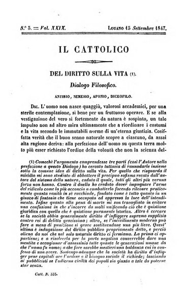 Il cattolico giornale religioso-letterario