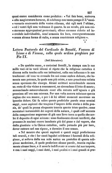 Il cattolico giornale religioso-letterario