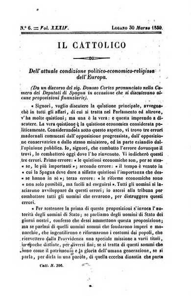 Il cattolico giornale religioso-letterario