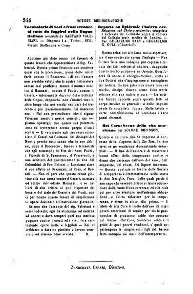 Il cimento rivista di scienze, lettere ed arti