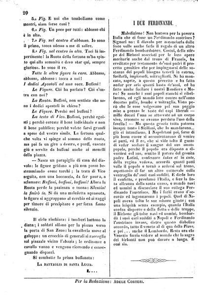 Il circolo delle donne italiane : foglio della sera patriottico, politico, serio-faceto