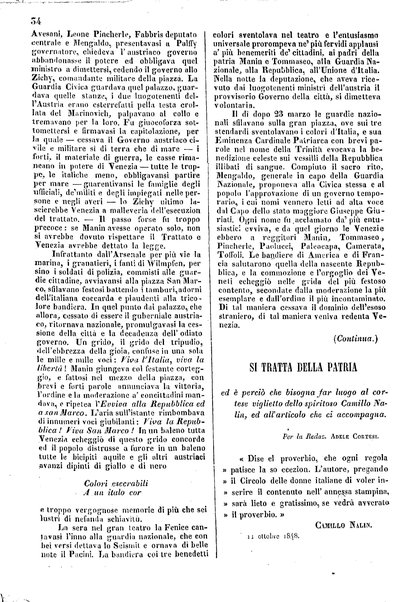 Il circolo delle donne italiane : foglio della sera patriottico, politico, serio-faceto