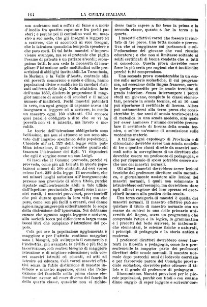 La civiltà italiana giornale di scienze, lettere ed arti