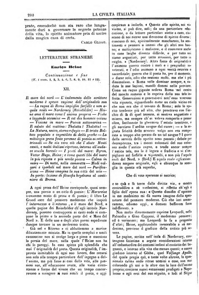 La civiltà italiana giornale di scienze, lettere ed arti