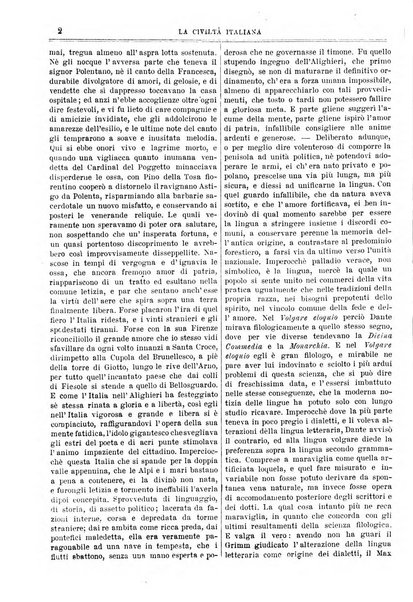 La civiltà italiana giornale di scienze, lettere ed arti