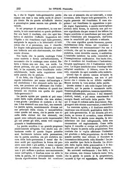 La civiltà italiana giornale di scienze, lettere ed arti