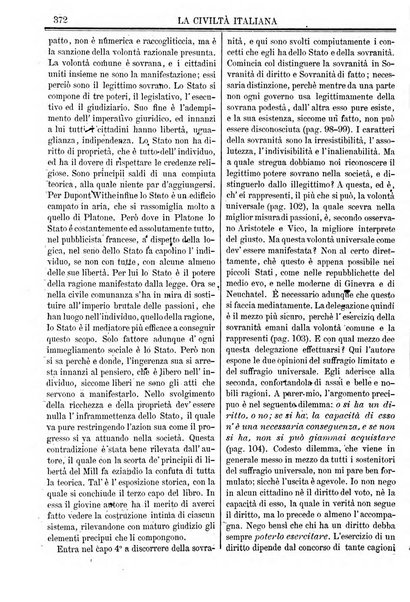 La civiltà italiana giornale di scienze, lettere ed arti