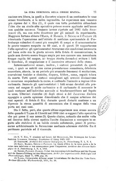 La clinica chirurgica periodico mensile
