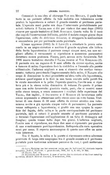 La clinica chirurgica periodico mensile