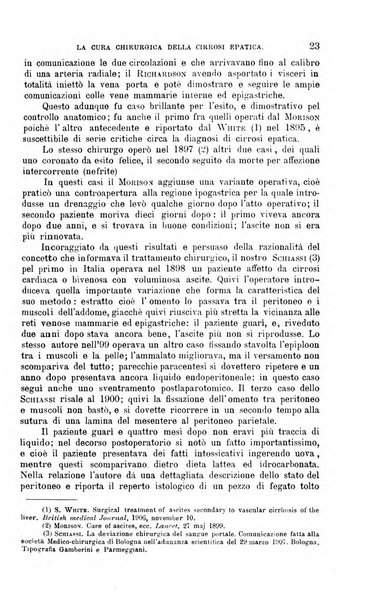 La clinica chirurgica periodico mensile