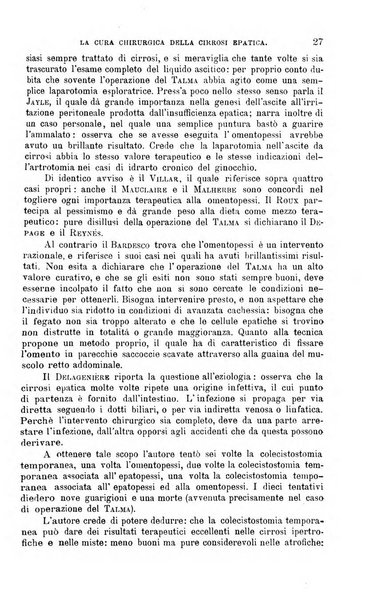 La clinica chirurgica periodico mensile