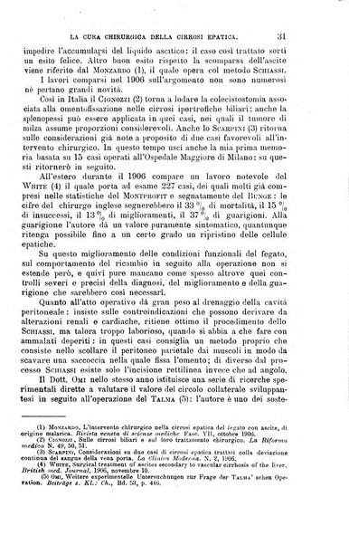 La clinica chirurgica periodico mensile