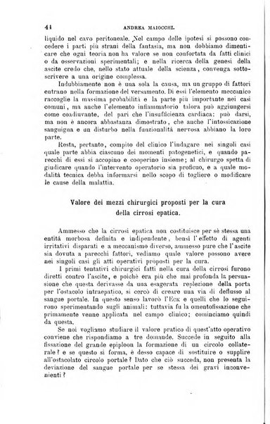 La clinica chirurgica periodico mensile