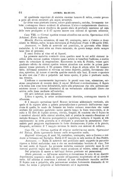 La clinica chirurgica periodico mensile