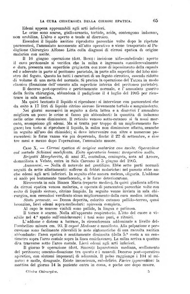 La clinica chirurgica periodico mensile