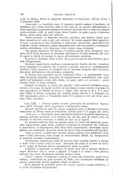 La clinica chirurgica periodico mensile