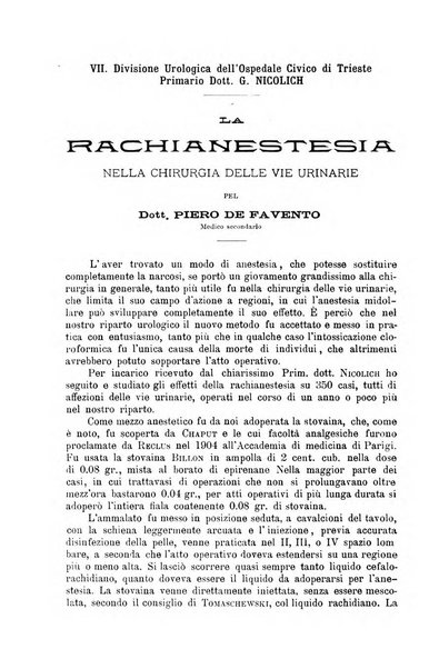 La clinica chirurgica periodico mensile